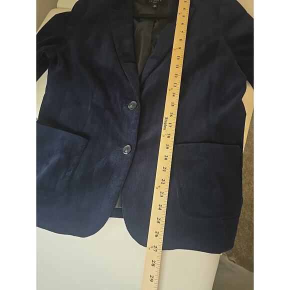 Talbots Corduroy Plus Blazer 16P Jacket Suit Cotton Spandex Winter Workwear - Picture 8 of 8